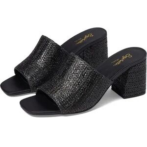 Seychelles Raffia Heeled Mules size 10